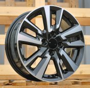 Alu kola Racing Line A5831, 15x6 4x100 ET40, černá + leštění