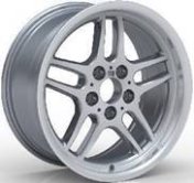 Alu kola Racing Line A5913, 18x9.5 5x120 ET20, stříbrná + leštěný límec (zátěžová)