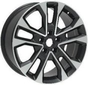 Alu kola Racing Line A5914, 20x8.5 5x127 ET50, černá + leštění