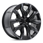 Alu kola Racing Line A5915, 20x10 5x112 ET46, černá + tmavé leštění (zátěžová)