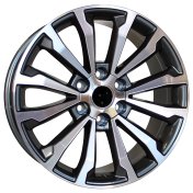 Alu kola Racing Line A6067, 17x7.5 6x139.7 ET25, černá + leštění