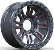 Alu kola Racing Line A8916, 15x8 6x139.7 ET, černá matná (zátěžová)