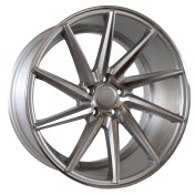 Alu kola Racing Line B1058, 18x9 5x112 ET35, stříbrná + leštění