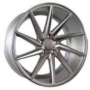 Alu kola Racing Line B1058, 20x10 5x112 ET38, stříbrná + leštění