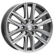 Alu kola Racing Line B1078, 20x8.5 6x139.7 ET25, stříbrná + leštění