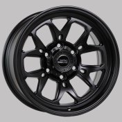 Alu kola Racing Line B1106, 17x9 6x139.7 ET-6, černá matná (zátěžová)