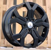 Alu kola Racing Line B1110, 16x6.5 4x100 ET45, černá lesklá