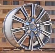 Alu kola Racing Line B1149, 21x8.5 5x150 ET60, šedivá + leštění (zátěžová)