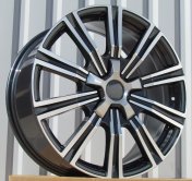 Alu kola Racing Line B1149, 20x8.5 5x150 ET60, černá + leštění (zátěžová)