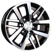 Alu kola Racing Line B1155, 18x7.5 6x139.7 ET25, černá + leštění