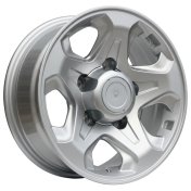 Alu kola Racing Line B1211, 16x7 5x150 ET, stříbrná (zátěžová)