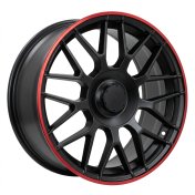 Alu kola Racing Line B1268, 18x8.5 5x112 ET35, černá matná