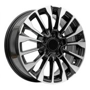 Alu kola Racing Line B1370, 16x6.5 5x110 ET40, černá + leštění