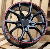 Alu kola Racing Line B1418, 17x7.5 5x114.3 ET45, černá lesklá