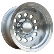Alu kola Racing Line B1495, 15x12 6x139.7 ET-72, stříbrná + leštění