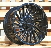 Alu kola Racing Line B1511, 20x10 12x135 ET-12, černá lesklá (zátěžová)