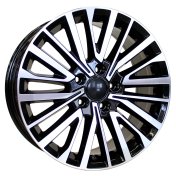 Alu kola Racing Line B1515, 19x8.5 5x120 ET45, černá + leštění (zátěžová)