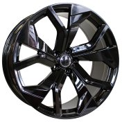 Alu kola Racing Line B1637, 23x10 5x112 ET21, černá lesklá (zátěžová)