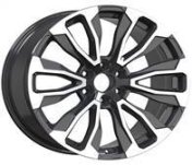Alu kola Racing Line B1718, 22x9 6x139.7 ET24, černá + leštění