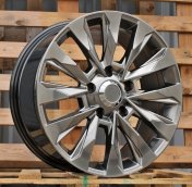 Alu kola Racing Line B1734, 20x8.5 5x150 ET50, černá + leštění (zátěžová)