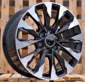 Alu kola Racing Line B1734, 20x8.5 6x139.7 ET50, titanová metalíza (zátěžová)