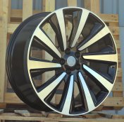 Alu kola Racing Line B1756, 24x10 5x120 ET40, černá + leštění (zátěžová)