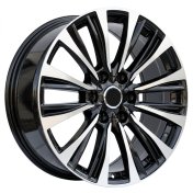 Alu kola Racing Line B1778, 18x8 6x139.7 ET25, černá + leštění (zátěžová)