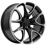 Alu kola Racing Line B1790, 20x9 5x127 ET40, černá matná + leštění