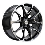 Alu kola Racing Line B1790, 20x9 5x127 ET32, černá + leštění