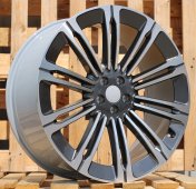 Alu kola Racing Line B1808, 22x9.5 5x108 ET45, černá lesklá