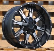 Alu kola Racing Line B1818, 17x9 6x139.7 ET0, černá matná