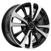 Alu kola Racing Line B1846, 15x6 4x100 ET40, černá + leštění