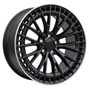 Alu kola Racing Line B1877, 22x9 5x112 ET40, černá + leštění