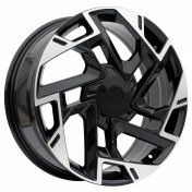 Alu kola Racing Line B1927, 19x7.5 5x114.3 ET51, černá + leštění