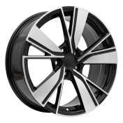 Alu kola Racing Line B1988, 18x8 5x112 ET45, černá + leštění