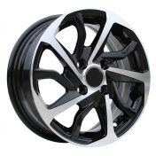 Alu kola Racing Line B2477, 14x5.5 4x100 ET43, černá + leštění