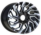 Alu kola Racing Line B2518, 20x8.5 6x139.7 ET30, černá + leštění