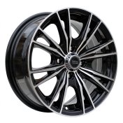 Alu kola Racing Line B5199, 14x6 4x100 ET38, černá + leštění