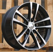 Alu kola Racing Line B5229, 18x8 5x120 ET34, černá + leštění