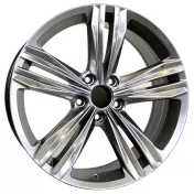 Alu kola Racing Line B5293, 18x8 5x112 ET41, titanová metalíza (zátěžová)