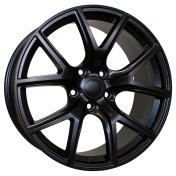 Alu kola Racing Line B5315, 20x10 5x127 ET50, černá matná (zátěžová)