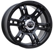 Alu kola Racing Line B5317, 16x8 6x139.7 ET0, černá matná