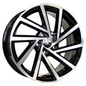 Alu kola Racing Line B5329, 18x7.5 5x112 ET45, černá + leštění