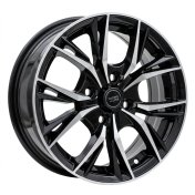 Alu kola Racing Line B5400, 14x6 4x100 ET40, černá + leštění