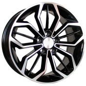 Alu kola Racing Line B5433, 17x7.5 5x108 ET50, černá lesklá