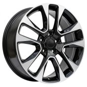 Alu kola Racing Line B5536, 20x8 5x127 ET50, černá + leštění