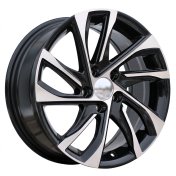 Alu kola Racing Line B5760, 15x6.5 5x100 ET40, černá + leštění
