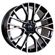 Alu kola Racing Line B5769, 22x10.5 5x112 ET43, černá + leštění