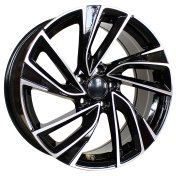 Alu kola Racing Line B5772, 17x7 5x100 ET45, černá matná