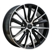 Alu kola Racing Line B5809, 17x7 5x114.3 ET45, černá + leštění